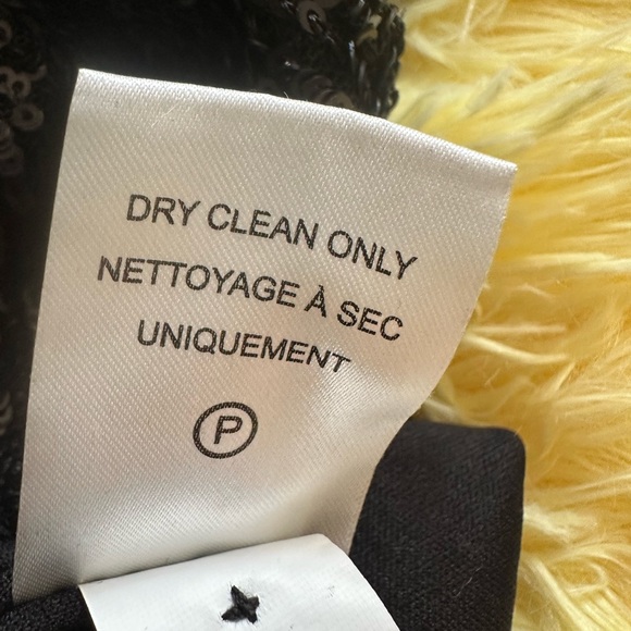 Christian Soriano NY Black Sequined sleeveless top- size Small - Picture 6 of 6
